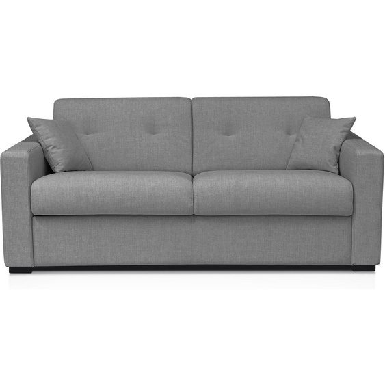 LYON - Canapé lit 4 places - Tweed, Gris clair