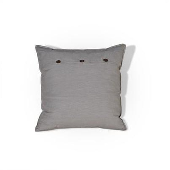 LYS - Coussin carré style shabby chic en lin, 50 x 50 cm