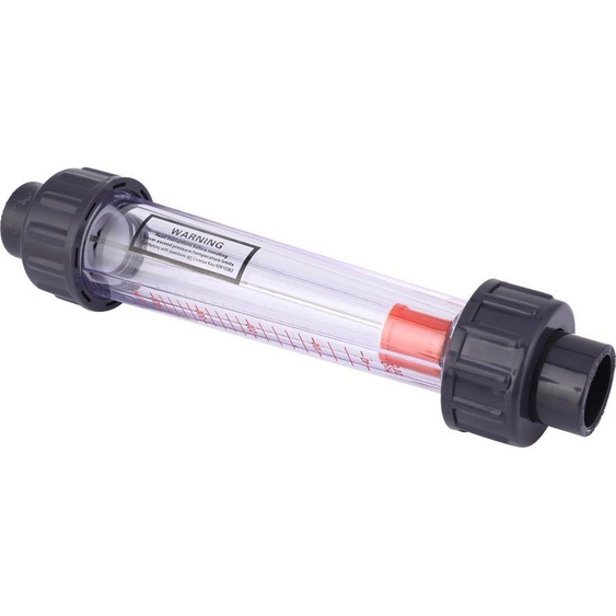 LZB-15(D) Débitmètre pour tuyaux en plastique, débitmètre pour liquides, haute précision, résistant aux alcalis et aux acides, 40 °C, 400 l/h