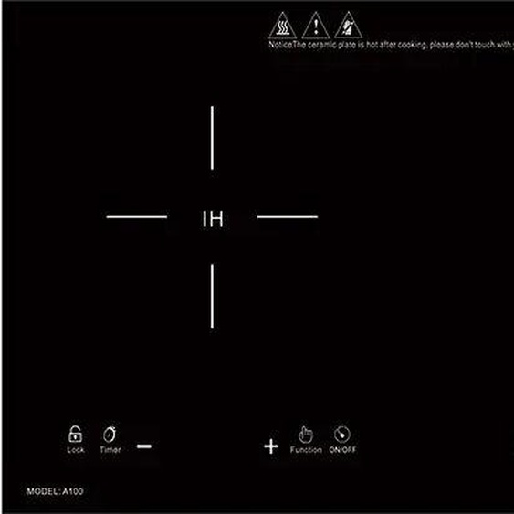 LZHZXY Plaque de cuisson électrique à induction magnétique, 2200W, 220V, panneau étanche, électromiphone, marmite, cuisinière de cuisine, table de cuisson sauté, ménage