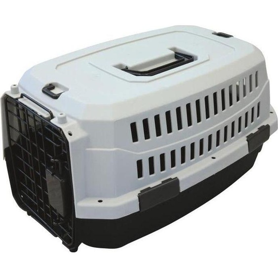 M-PETS Caisse de transport Viaggio Carrier XS - 48,3x32x25,4cm - Noir et gris - Pour chien et chat