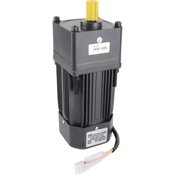 M6180-502 220VAC 180W Moteur réducteur à vitesse réglable CW/CCW avec boîte de vitesse Gouverneur50K