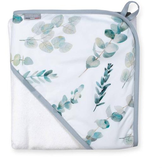 Ma Première Cape De Bain En Bambou Eucalyaptus Eucalyptus, Vert, Gris