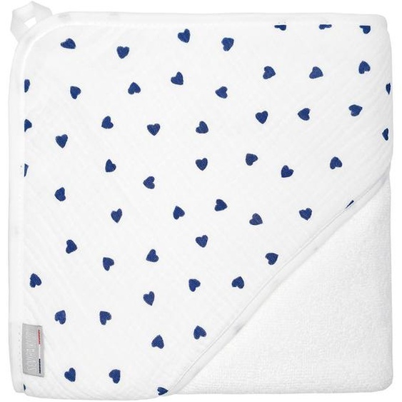 Ma Première Cape De Bain En Bambou Lovio Imprimé Coeurs