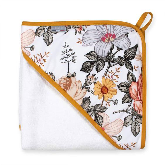 Ma Première Cape De Bain En Coton Et Bambou Néo Vintage Néo Vintage Imprimé Floral, Be