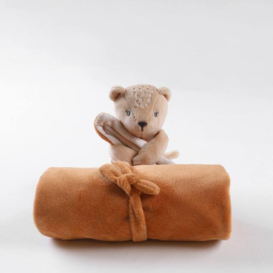 Ma Première Couverture Kendi En Veloudoux Beige