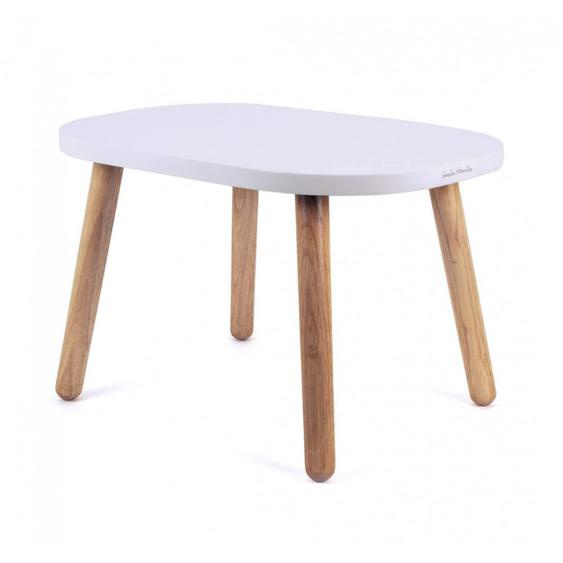 Ma Première Table Enfant Ovaline 1-4 Ans Blanc Et Bois
