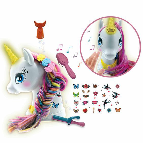 Ma Tête À Coiffer Licorne Interactive Magique Blanc