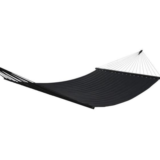 MacaMex California Black - Hamac double barre rembourré résistant aux intempéries (certifié FSC™) noir noir Polyester pour 2 perso