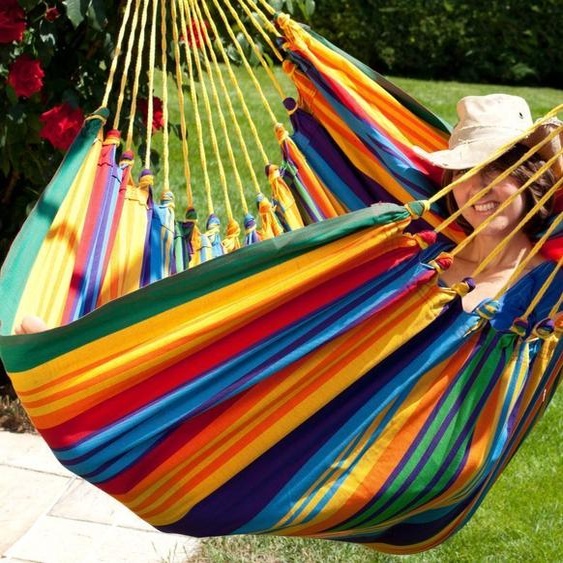 MacaMex fauteuil suspendu Cayo Gigante Paradiso MacaTex - Chaise suspendue Amérique du Sud résistant aux intempéries Chaise suspendue