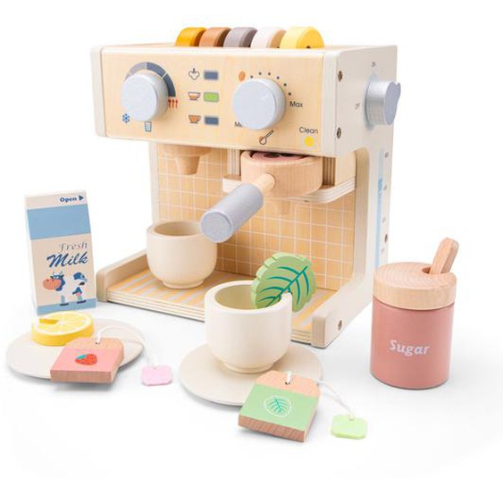 Machine À Café En Bois 20 Pcs Beige