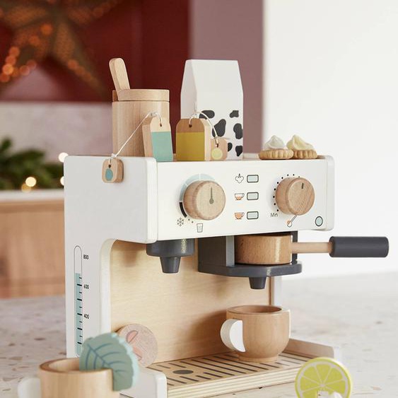 Machine à café et à thé en bois FSC® multicolore