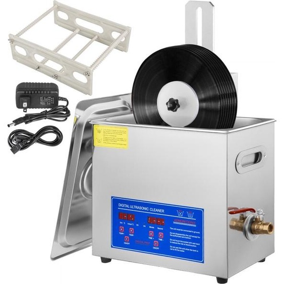 Machine à désinfecter les plats ultraschall - 6 L - Ensemble complet avec plateau - pour un nettoyage optimal des plats - efficace et performant