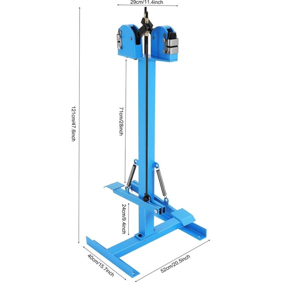 Machine de gaufrage, de pliage et de redressement en forme de T - Modèle SS-18FD - Fonctionnement à pied - Acier 1,2 mm / 18 gauge - Mâchoires indépendantes - Structure en forme de H robuste