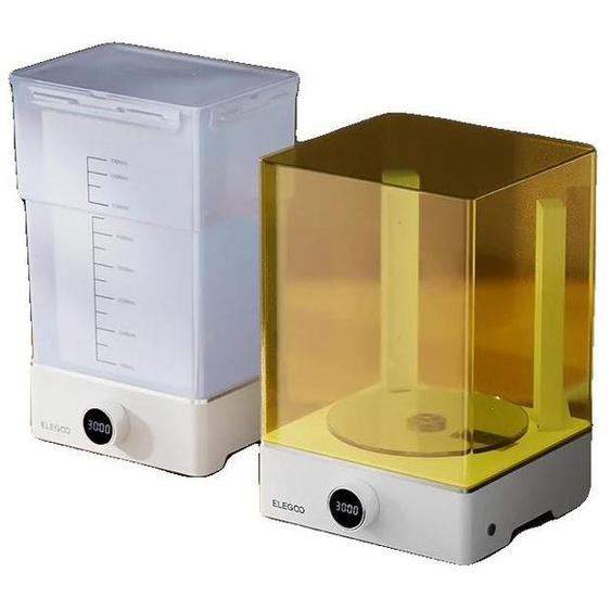 Machine de lavage et de durcissement, capacité de 7000 ml, alimentation de 36 W, dimensions 180 mm x 121 mm x 153 mm, e CE, compatible avec les modèles Mars 3 Pro et Saturn 2