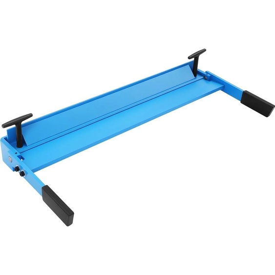 Machine de pliage manuel pour tôles, largeur de travail maximale : 630 mm, capacité de pliage : 1 à 1,2 mm, angle de pliage : 0 à 120°, distance entre les plateaux supérieur et inférieur : 0 à 5 mm, type de: manuel