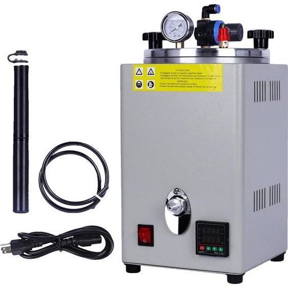 Machine dinjection et de coulée de bijoux, acier inoxydable, fonte efficace de la cire, 220V