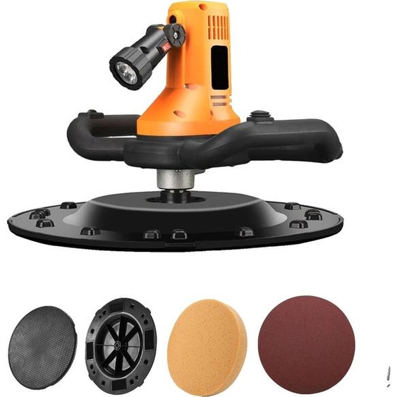 Machine électrique à lisser le béton, vitesse réglable, conception ergonomique, jaune