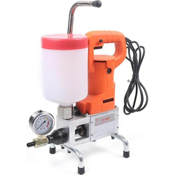 Machine électrique dinjection de résine époxy, pompe dinjection haute pression, pour fissures dans le béton et réparation de fuites, orange