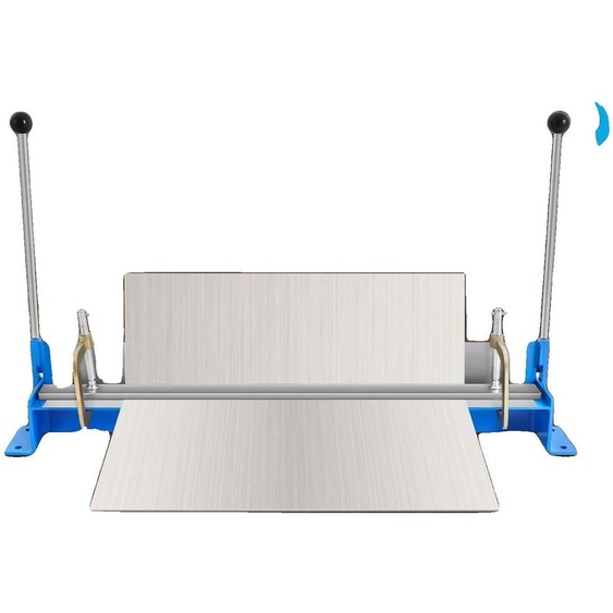 Machine manuelle de pliage de tôles, angle de pliage de 0 à 90°, épaisseur de pliage maximale de 1,2 mm, longueur de pliage maximale de 76 cm, longueur de la poignée de 30 cm, poids brut de 15 kg