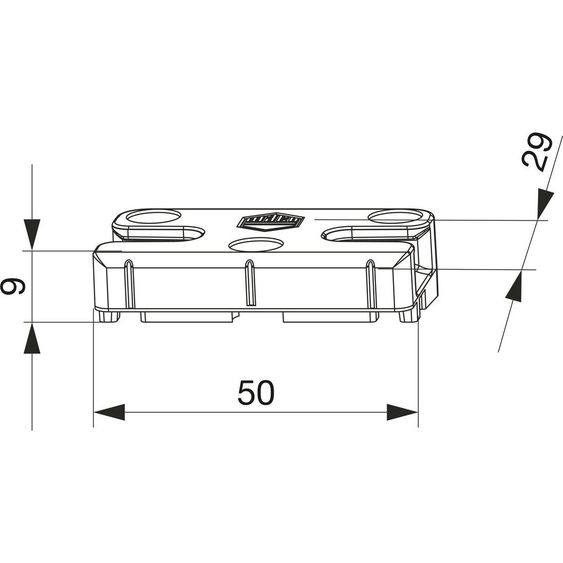 Gâche MACO iS PVC 12/20-13, REHAU/OSMOPANE/VIVA PLAST, argent (96570)
