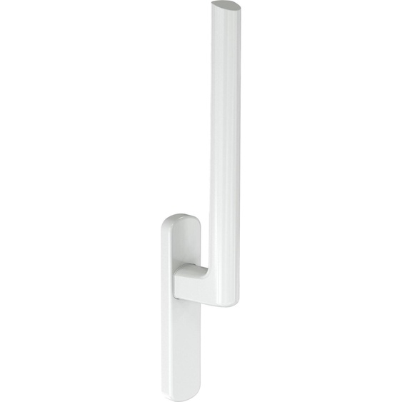 Maco HS Poignée de porte levante coulissante - Poignée de porte de balcon intérieure avec ergot et VK-10mm, aluminium laqué blanc