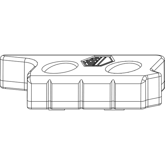 MACO MM pièce de levage air de feuillure 12 mm feuillure européenne 18 mm 9V argent droite (356298)