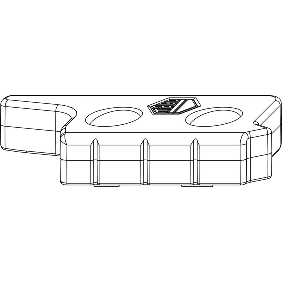 MACO MM pièce de levage air de feuillure 12 mm feuillure européenne 20 mm 9V argent droite (356326)