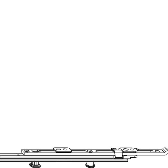 MACO MM Renvoi dangle variable 1 iS horizontal prolongeable argent (222206)