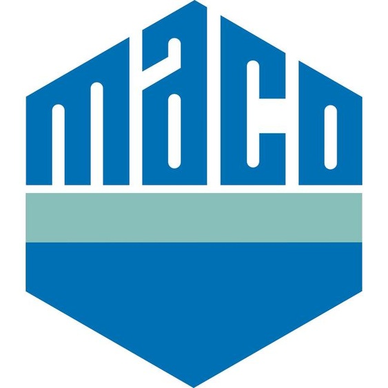 MACO Support POWER type 14, droite en bas/gauche en haut, gris (367262)