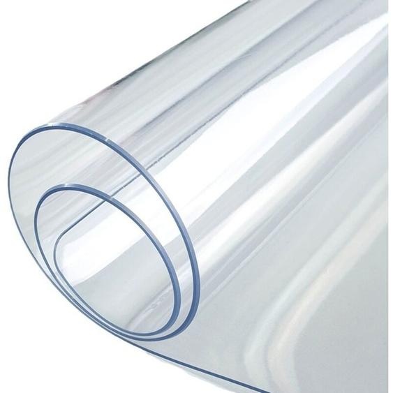 Madeinnature - Nappe Cristal Transparente, épaisse, différentes Dimensions Ronde ou rectangulaire, Protection Table ou Meuble, Imperméable