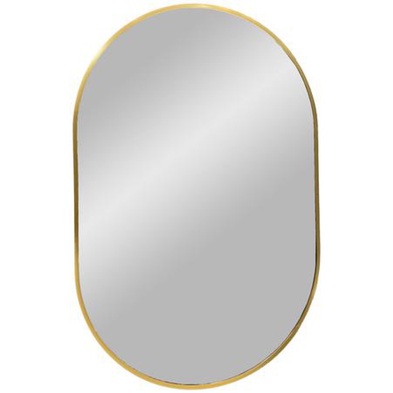 Madrid - Miroir ovale en métal 50x80cm - Couleur - Laiton