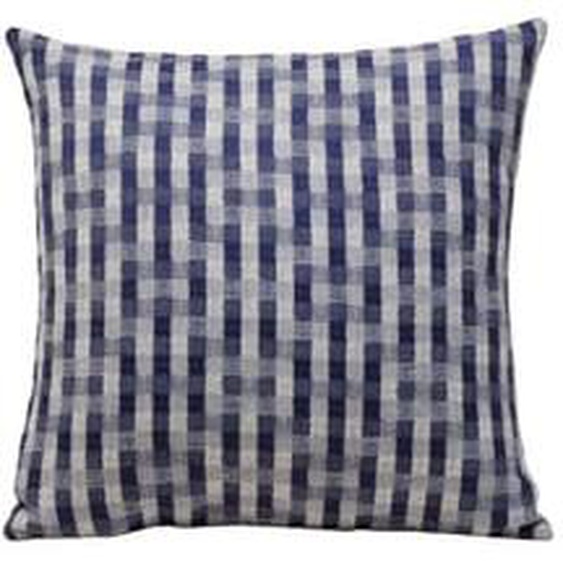 MADURA - Housse de coussin Castin  en Jacquard bicolore à carreaux Jaune