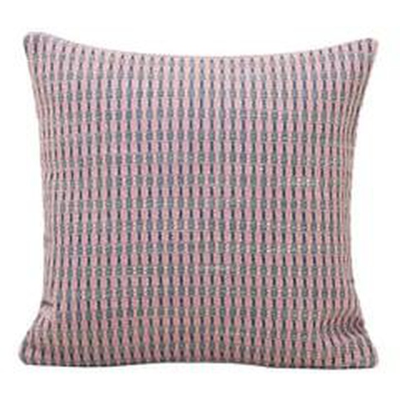 MADURA - Housse de coussin Eirik  en Jacquard texturé et graphique Jaune 40x40 cm - C1