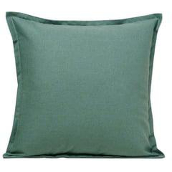 MADURA - Housse de coussin Leolino  en Coton lin uni Marron