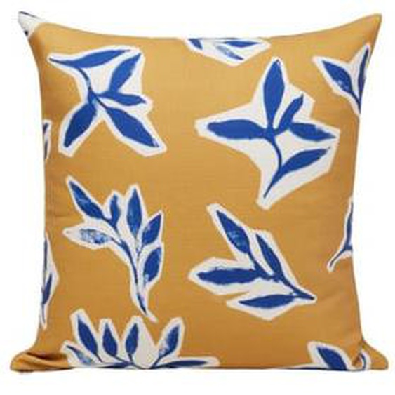 MADURA - Housse de coussin Mathyas Tamisant en Feuillage peint Vert