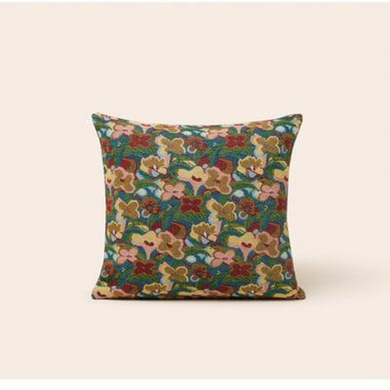 MADURA - Housse de coussin Onati  en Jacquard végétal coloré Multicolore