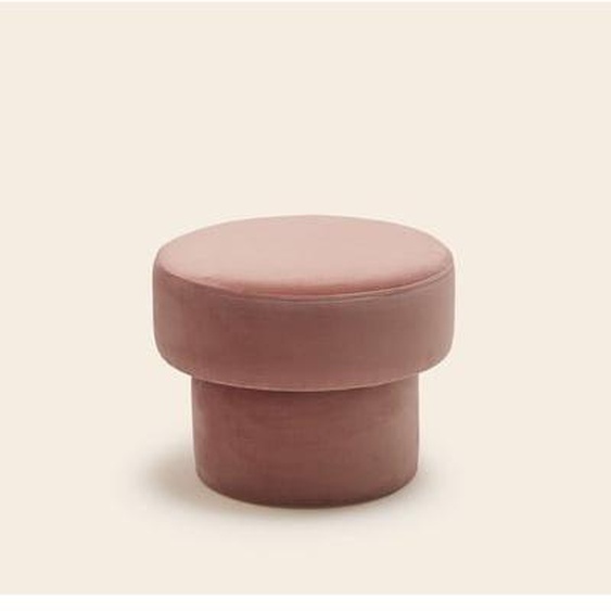 MADURA - Pouf Poppie  en Revêtement en velours lumineux Jaune