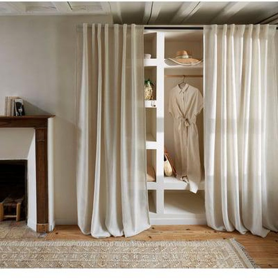 MADURA - Voilage Sparte  en Tissage filet effet naturel Naturel