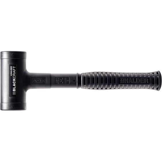 Maillet BLACKCRAFT, avec manche en tube dacier incassable, habillé de PUR et ergonomique, poignée antidérapante - D=40 mm - 3379.040