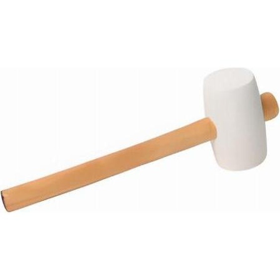 Maillet caoutchouc Blanc 500g - 60 mm SIDAMO - 11200104