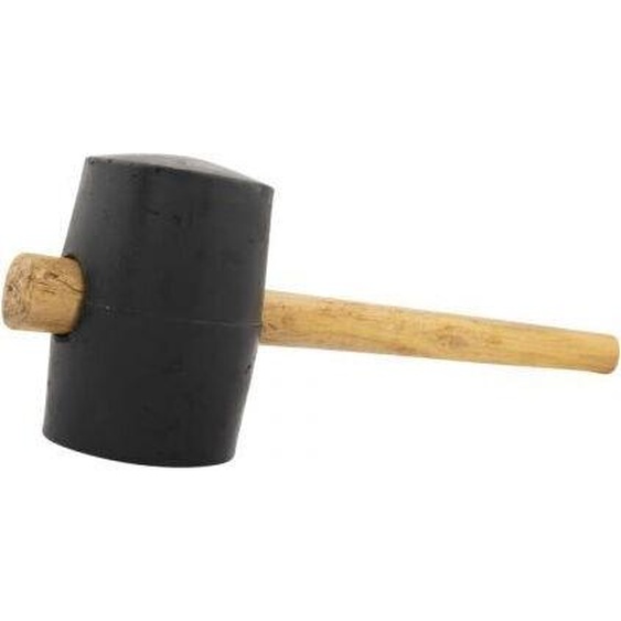 Maillet en caoutchouc, 1250 grammes, rond