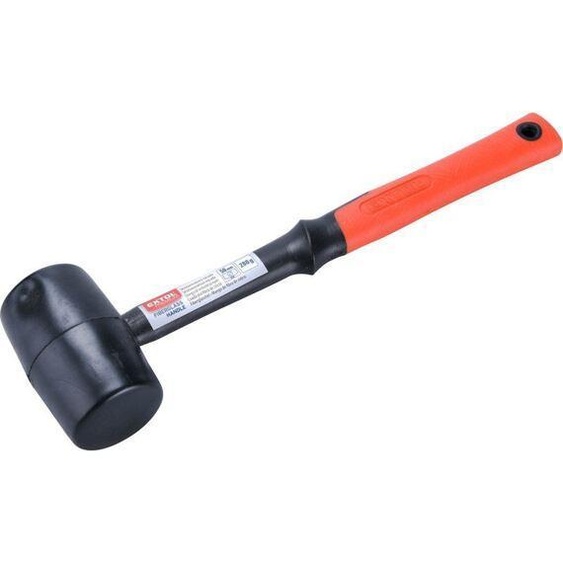 Maillet en caoutchouc, noir, diamètre 70mm