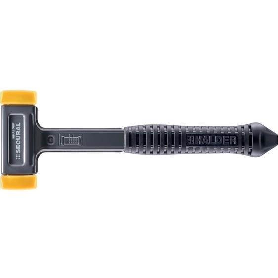 Maillet SECURAL - Plus, Tête et manche incassables fabriqués dans une seule et même pièce dacier, embouts rectangulaires, avec extrémité de la poignée spéciale - L=30 mm / B=40 mm - 3380.140