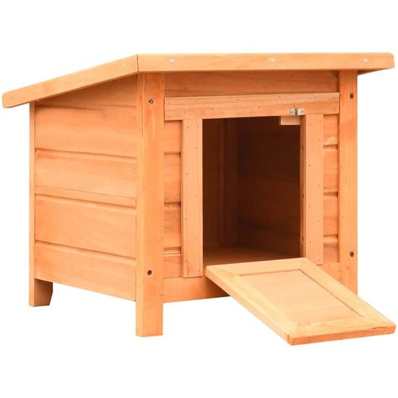 Maison de chat Pin massif et sapin 50 x 46 x 43,5 cm