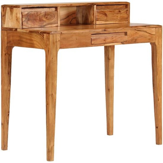 Maison Exclusive Bureau avec tiroirs en bois massif 88 x 50 x 90 cm