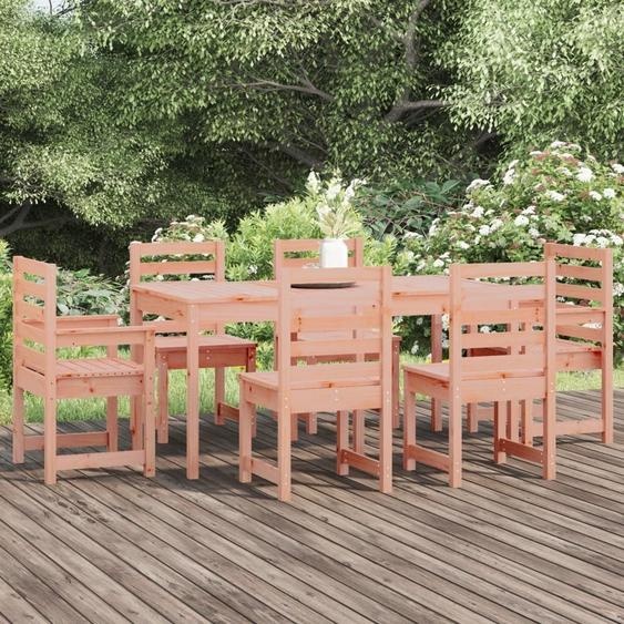 Maison Exclusive - Ensemble de salle à manger dextérieur 7 pièces en bois massif de douglas