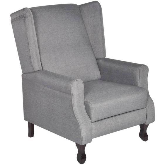 Maison Exclusive - Fauteuil gris tissu