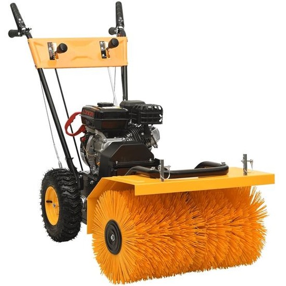 Maison Exclusive Fraiseuse à neige et balayeuse 2 en 1 à essence 6,5 CV