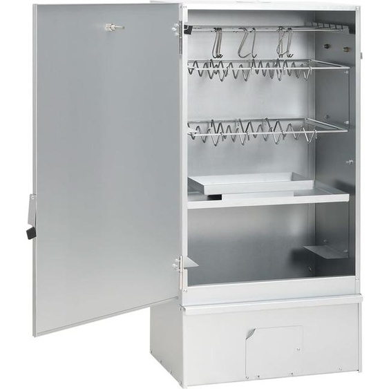 Maison Exclusive Fumoir avec copeaux de bois 44,5x29x83 cm Acier galvanisé